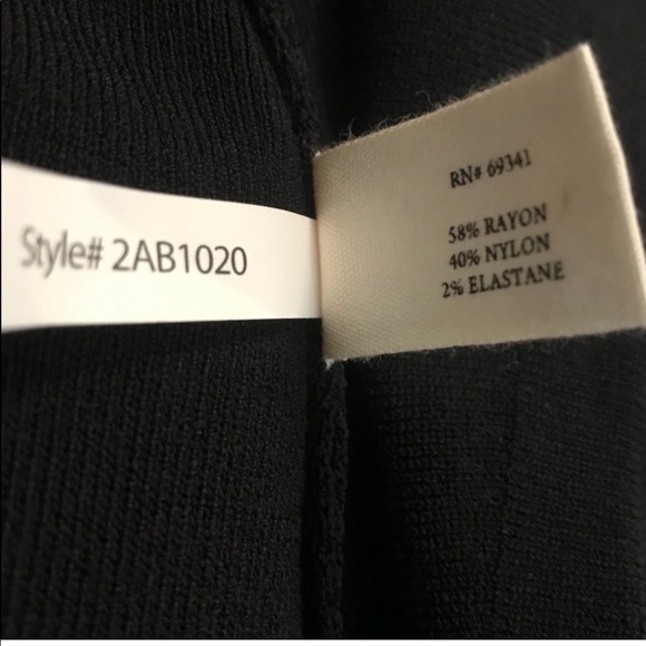 Justin Laurent Black Long Sleeve Blouse With Holes Neck size Medium - Picture 5 of 5